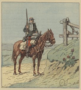 6. husarský křižník od after Louis Charles Bombled