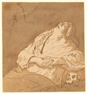 Svatá Máří Magdalena v extázi od after Michelangelo Merisi da Caravaggio