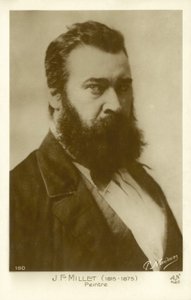 Jean-Francois Millet , francouzský malíř od after Nadar