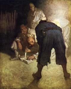 Ilustrace k filmu Ostrov pokladů