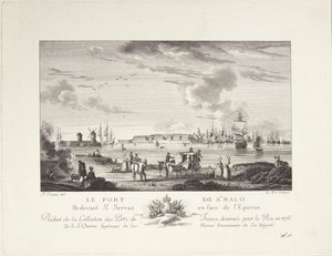 Přístav Saint Malo (Le port de St. Malo) od after Nicolas Marie Ozanne