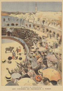 Býčí zápasy v římském amfiteátru Nimes