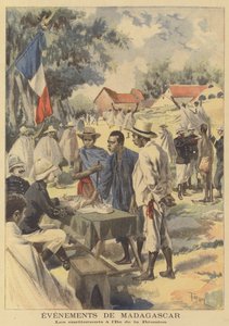 Branci na ostrově Réunion se hlásí ke službě ve francouzské armádě na Madagaskaru od after Oswaldo Tofani