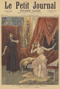 Sibyla Sanderson a Jean-Francois Delmas v thajštině, v pařížské opeře od after Oswaldo Tofani