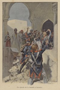Epizoda během bitvy o Abukir, Egypt, 1799