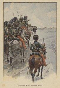 Napoleons Grande Armee přijíždí před Moskvou, 1812