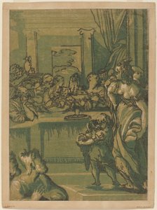 Prezentace v chrámu od after Parmigianino after Giuseppe Porta