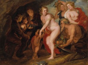 Bez Ceres a Baccha by Venuše zamrzla, cca 1650 (olej na dubu)