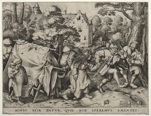 Svatba Mopsuse a Nisy od after Pieter Bruegel