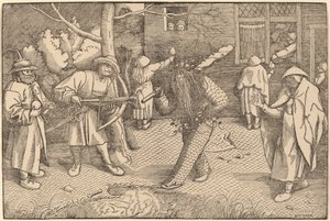 Maškaráda Oursona a Valentina od after Pieter Bruegel the Elder