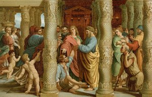 Uzdravení Chromorozených od after Raphael