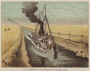 HMS Hotspur pro ochranu Suezského průplavu