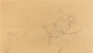 Spící kráska od after Sir Edward Coley Burne Jones