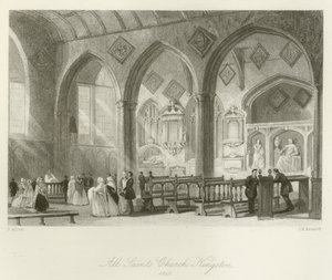 Kostel Všech svatých, Kingston, 1840