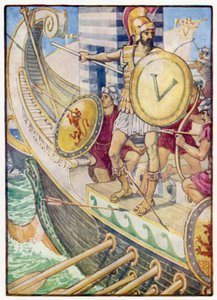 Stal se terčem každého šípu od after Walter Crane