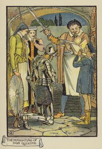 Rytíř Dona Quijota od after Walter Crane