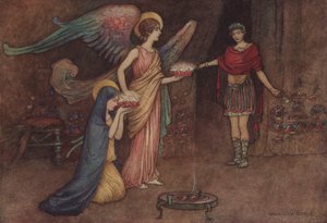 Geoffrey Chaucer, Příběh druhé jeptišky od after Warwick Goble
