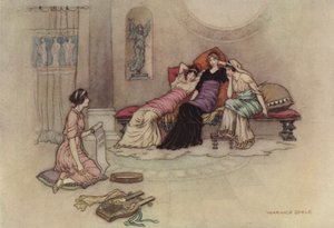 Geoffrey Chaucer, Troilus a Criseyde od after Warwick Goble