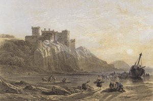 Hrad Culzean (chromolitho)