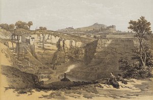 Edinburgh, z lomu Craigleith (chromolitho)