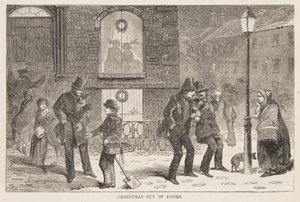 Vánoce za dveřmi od Winslow Homer
