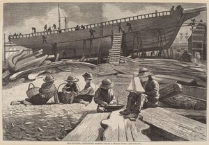 Stavba lodí, přístav Gloucester