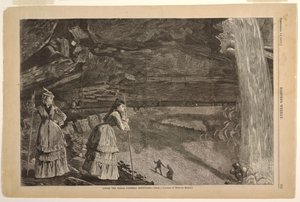 Under the Falls, Catskill Mountains od Winslow Homer