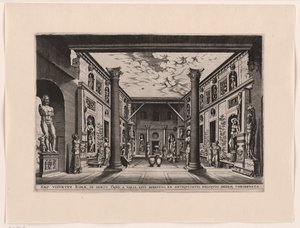 Beeldentuin v Palazzo Valle, Capranica od anonymous (attributed to)