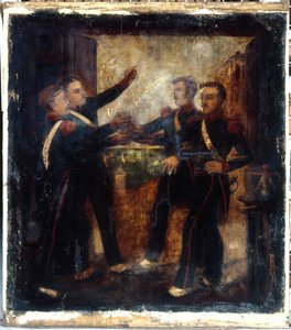 Francouzsky: Aux quatre sergents de La Rochelle. Znak hostinského. 3, boulevard Beaumarchais, 4. obvod, Paříž od anonymous 