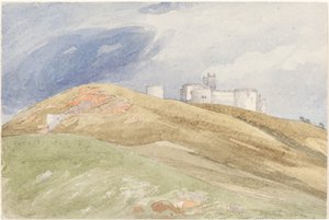 Hrad na kopci od attributed to James Bulwer