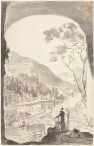 Neapolský lom od attributed to Jean Honoré Fragonard