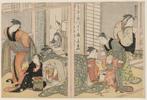Elegantní potěšení čtyř ročních období od attributed to Kitagawa Utamaro