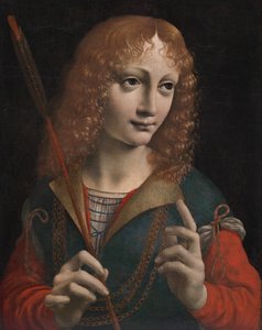 Portrét mládí jako svatý Sebastian od attributed to Marco d