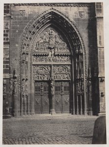 Vchod, katedrála svatého Lorenze, Norimberk od attributed to Schrag