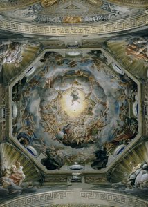 Nanebevzetí Panny Marie, ze stropu kupole, 1526-30 od Antonio da Correggio