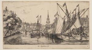 De Appelmarckt, z Pohledů na Amsterdam