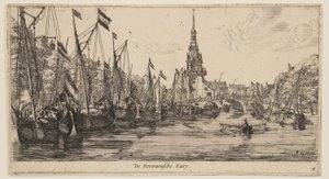 De Roowaensche Kaey, z Pohledů na Amsterdam