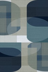 Abstraktní modré geometrické vzory od cartissi