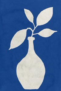 Modrá botanická váza od cartissi