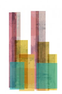 Barevné geometrické vrstvy