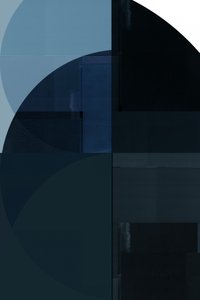 Geometrie v odstínech tmavě modré od cartissi
