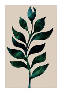 Zelená botanická stonka od cartissi