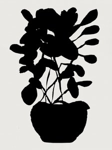 Moderní botanická silueta od cartissi