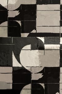 Černobílé geometrické křivky od cartissi