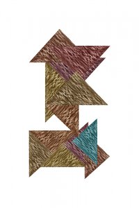 Texturované geometrické šipky od cartissi