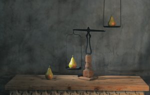 Rustikální hruška – rovnováha od chenyi wang