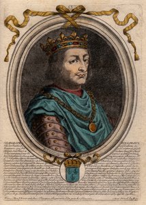 Portrét Karla VII. (1403-1461) francouzského krále - KAREL VII. (1403-1461) francouzský král od de Larmessin