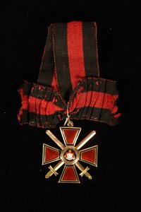 Stuha a odznak Řádu svatého Vladimíra, čtvrtá třída, 19. století