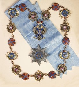 Insignie Řádu sv. Ondřeje Apoštola I. z druhé poloviny 19. stol.