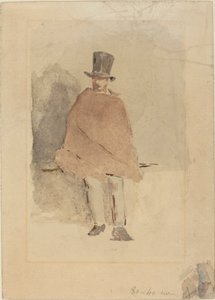 Muž v vysokém klobouku od Édouard Manet